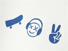 Name It cloud dancer/limoges printet t-shirt